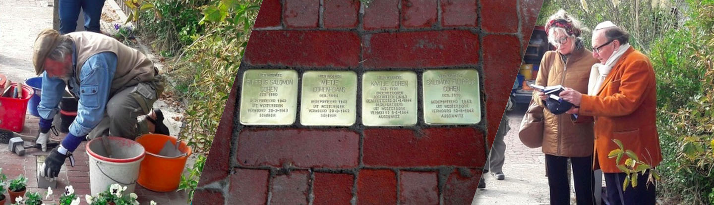 SHG banner Stolpersteine